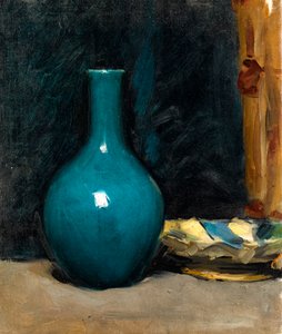 Still Life with Blue Pot and Folded Cloth, Late 1880s